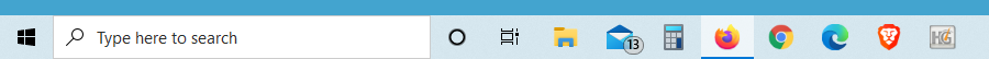 HomeGauge will stay in taskbar