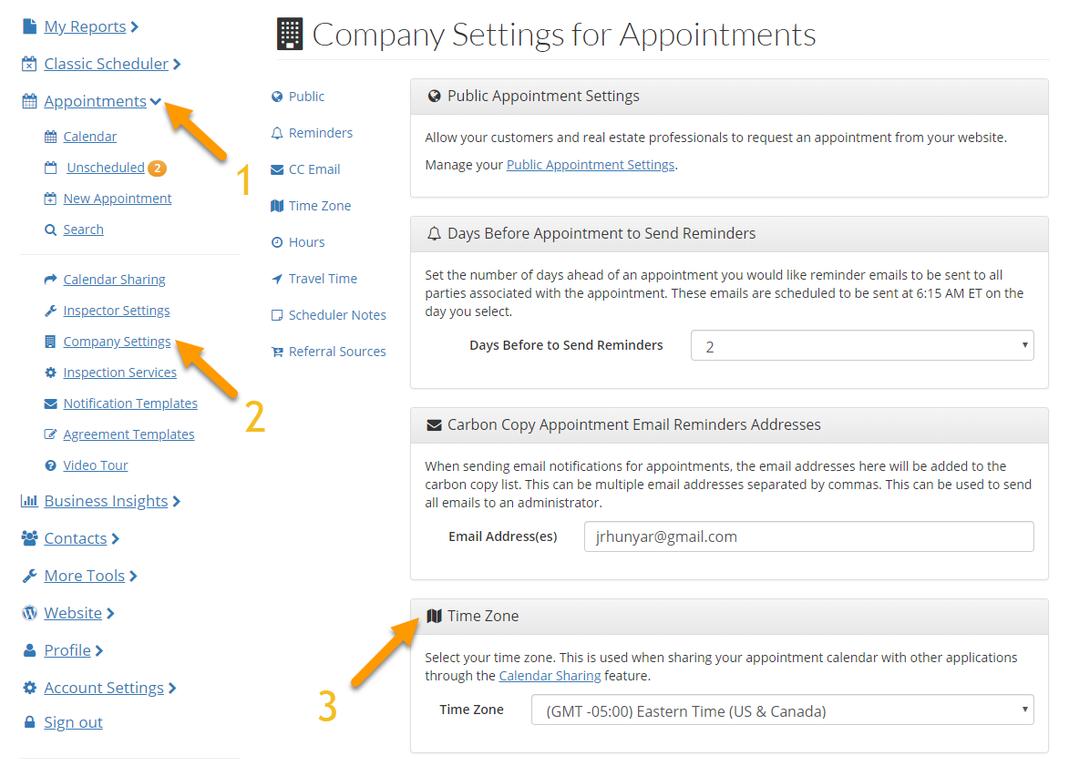 Carbon Copy Appointment Schedule Sheet