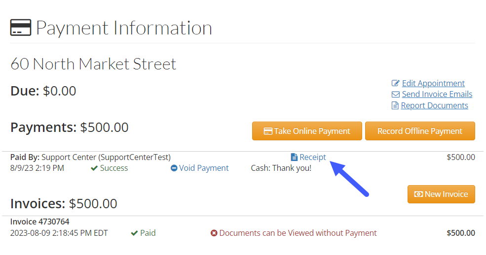 HomeGauge payment dashboard