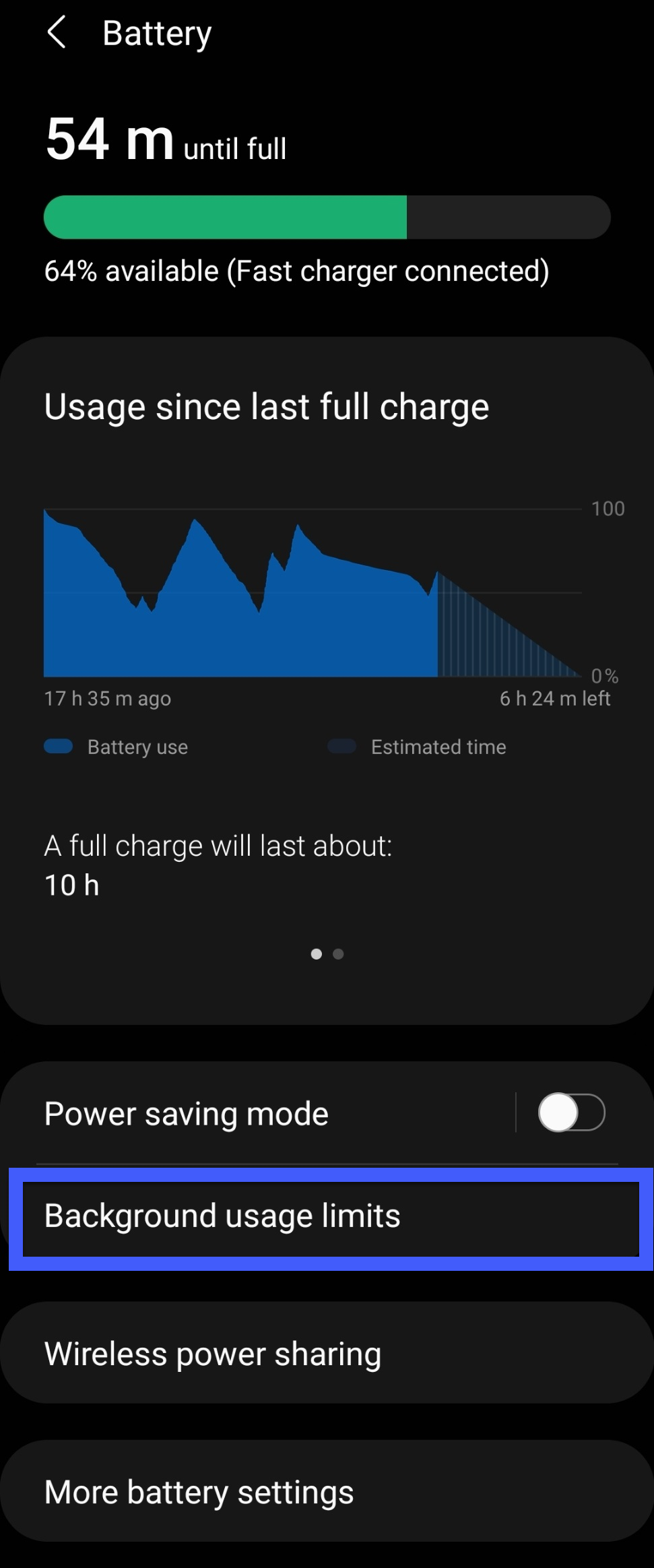 Android settings