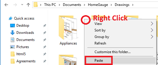 Windows - How to Paste